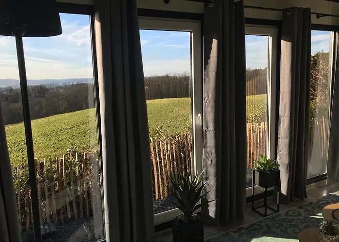 Ferienhaus Tiny-house Mit Alpen- Stadt- Und Poolblick , Wlan Passau